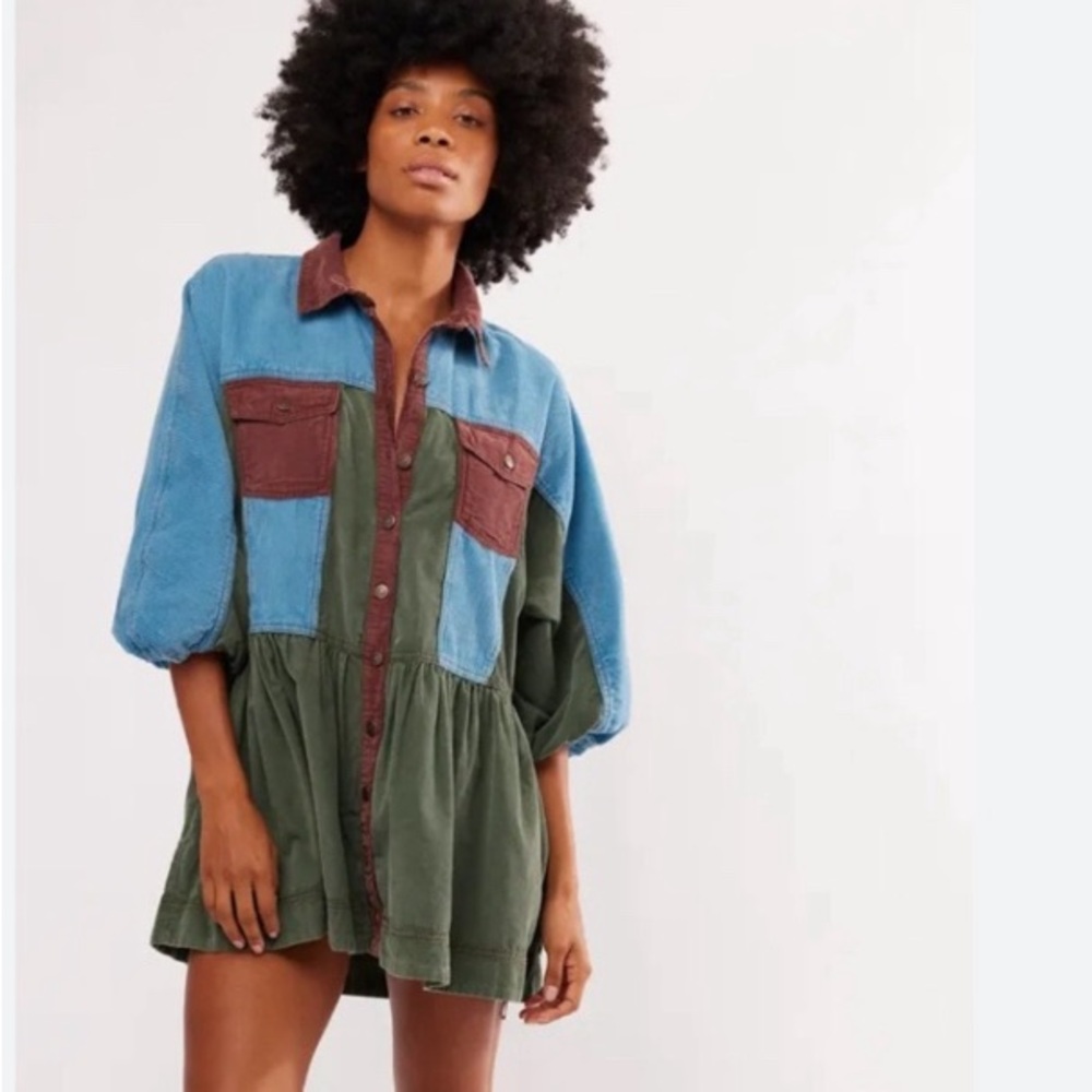Free People Courdoroy baby dolly dress NWT